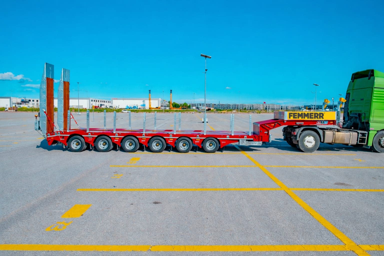 6 Axle Lowbed detail 1